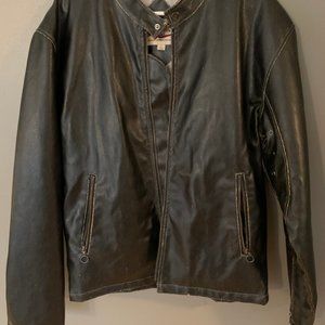 BROWN LEATHER JACKET MEN'S
